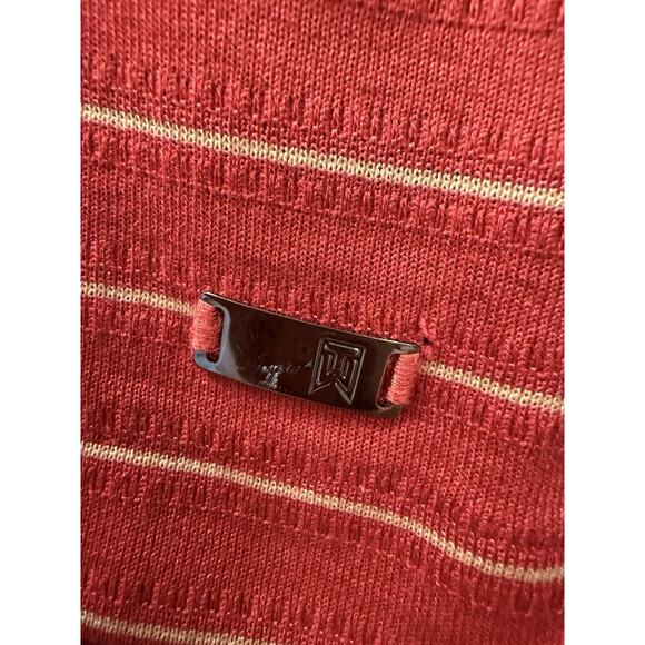 Tiger Woods Collection‎ Nike Shirt Golf Red Collar  XXLT - Picture 4 of 12